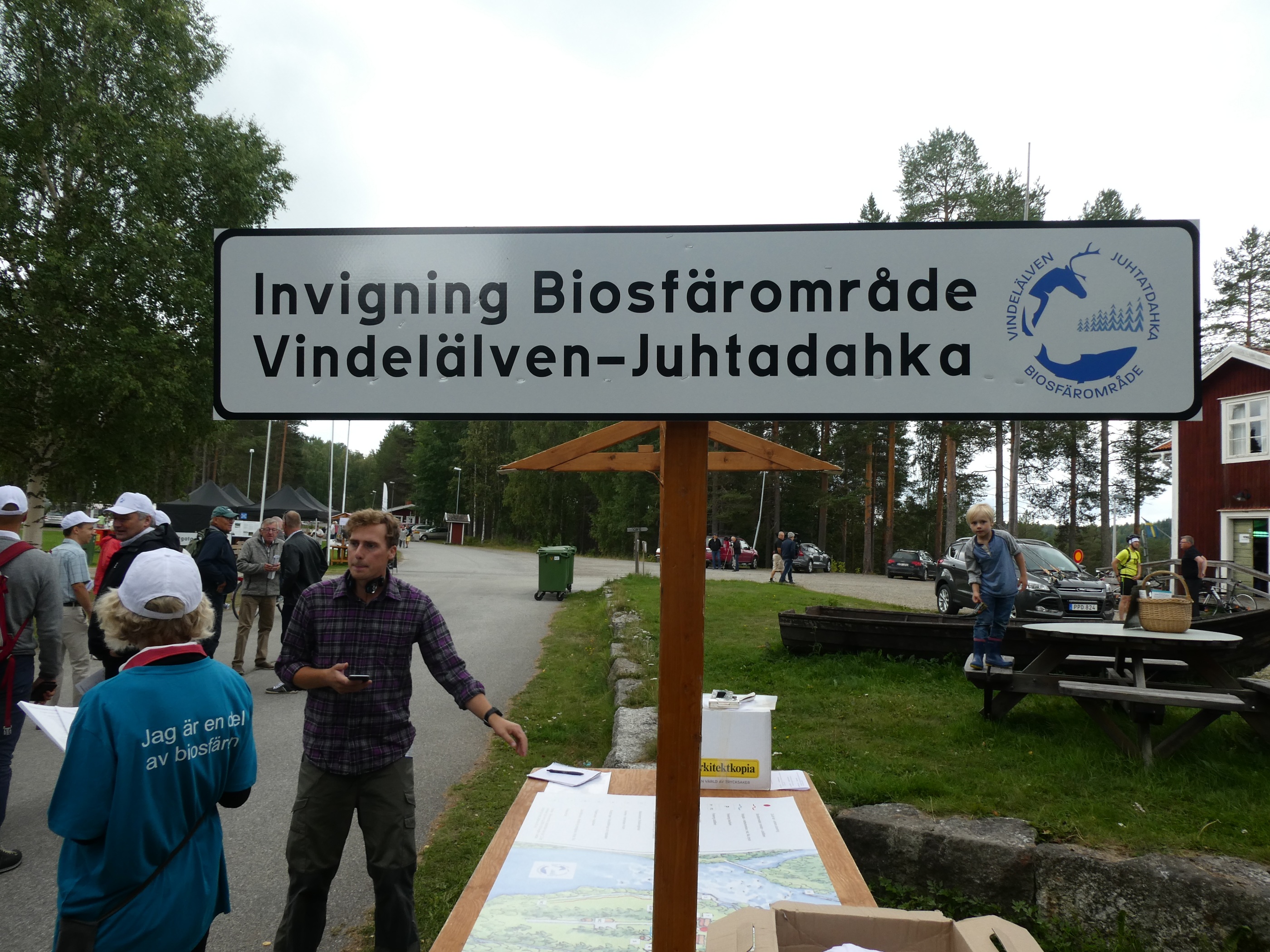 Invigning av Biosfärsområde Vindelälven - Juhtadahka. Fotograf: J. Wallsten.