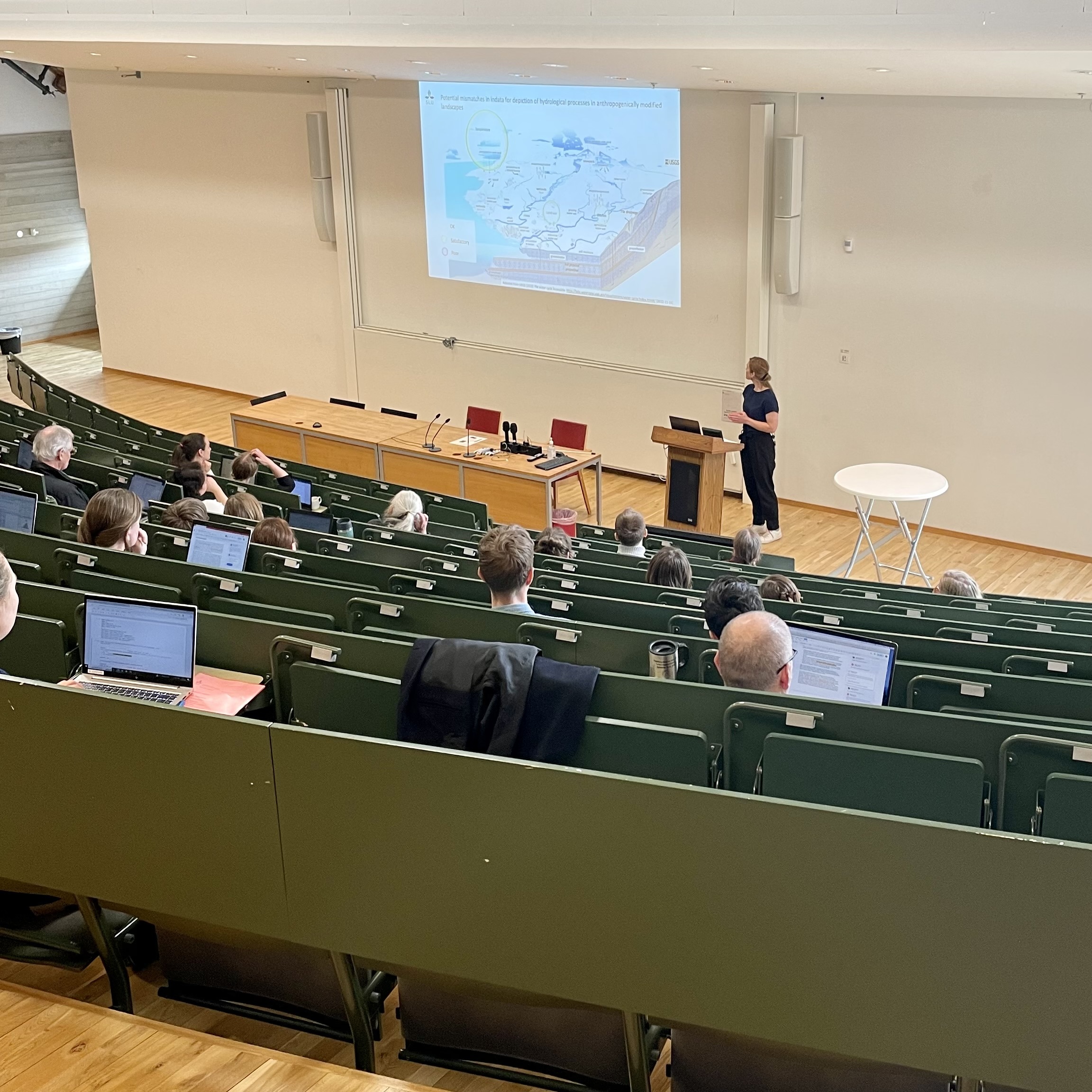 Water seminar days at SLU Uppsala. Photo: Ulrika Jansson Klintberg