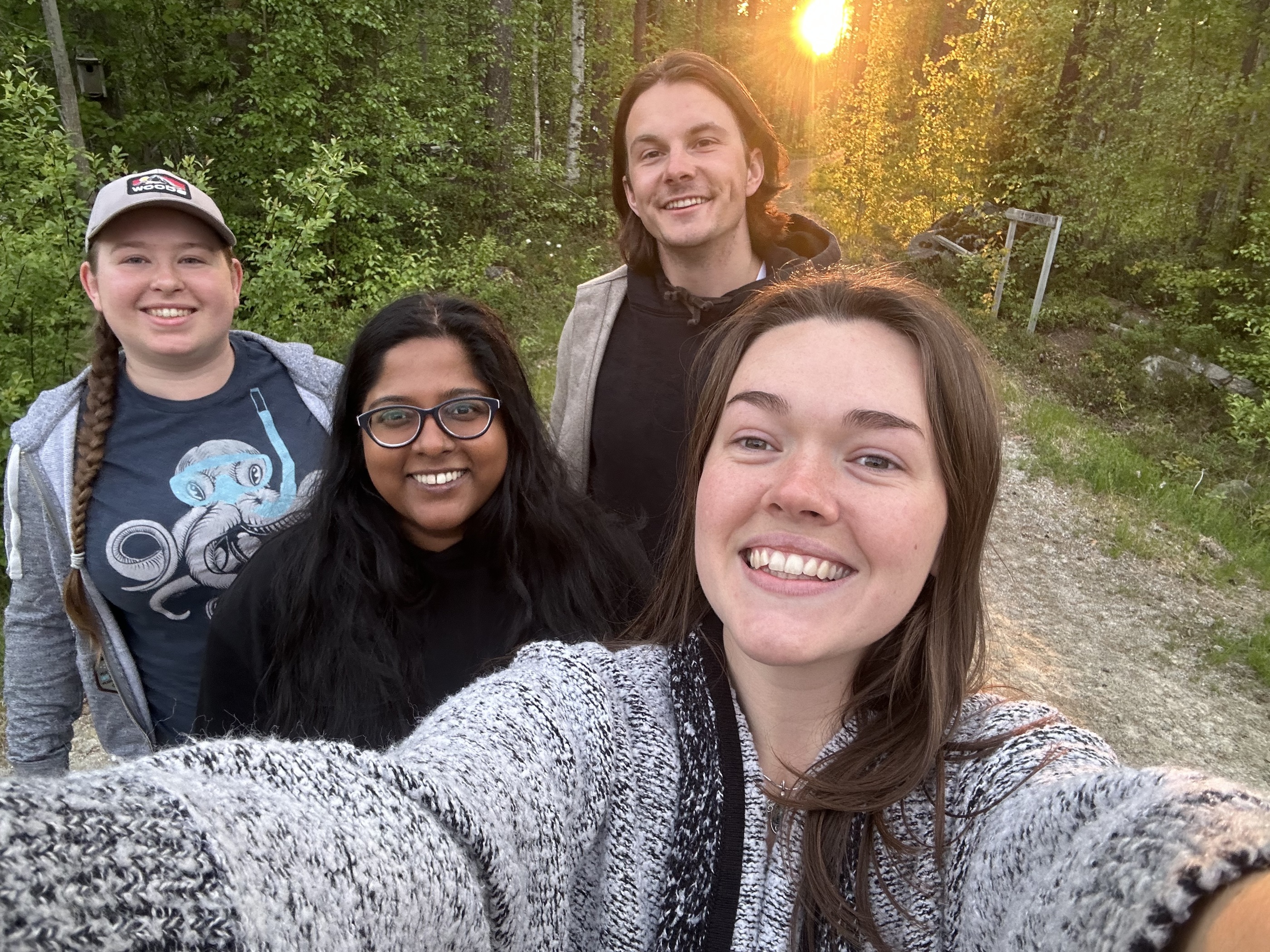 Svartberget AquaNet team (Photo: Mary Mullins)