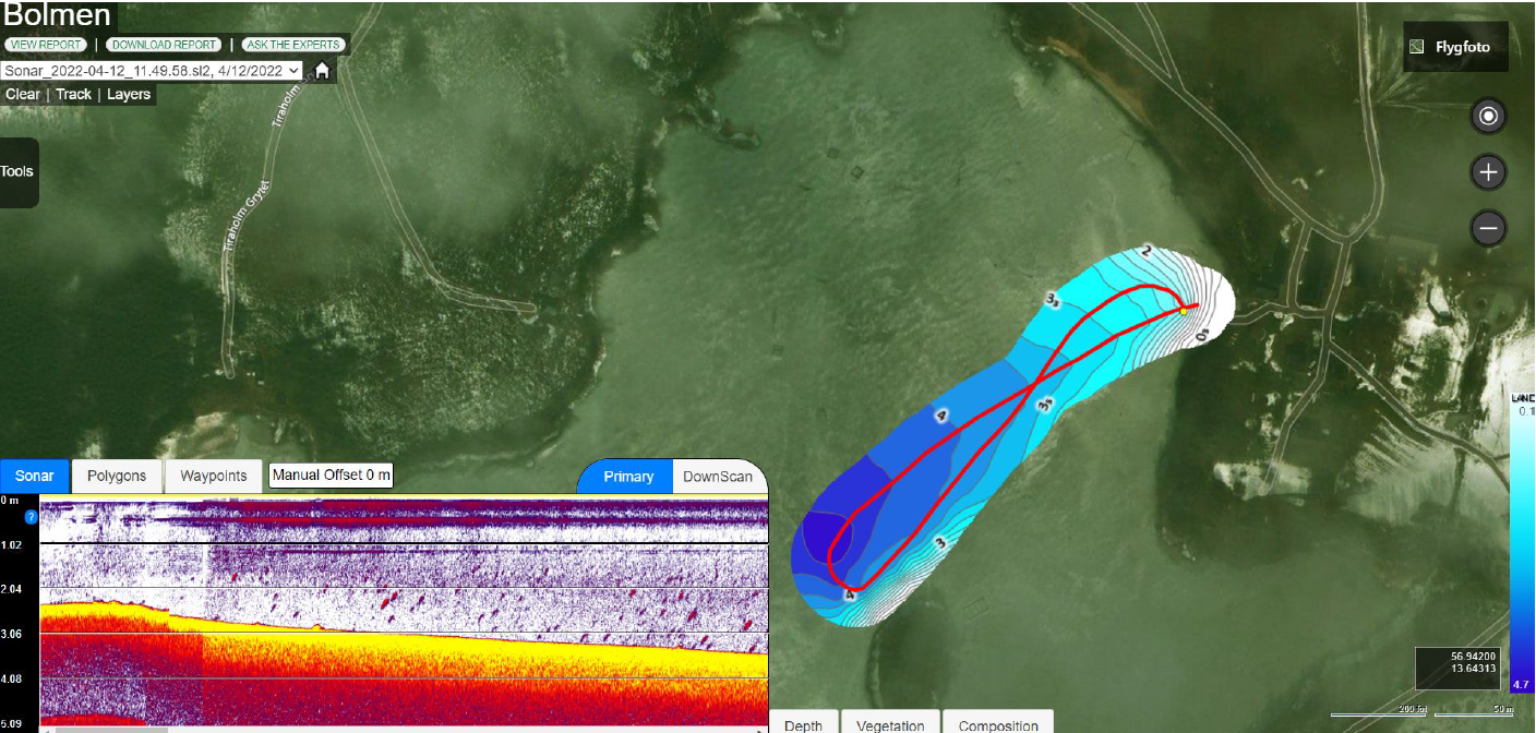 Echo sounder image