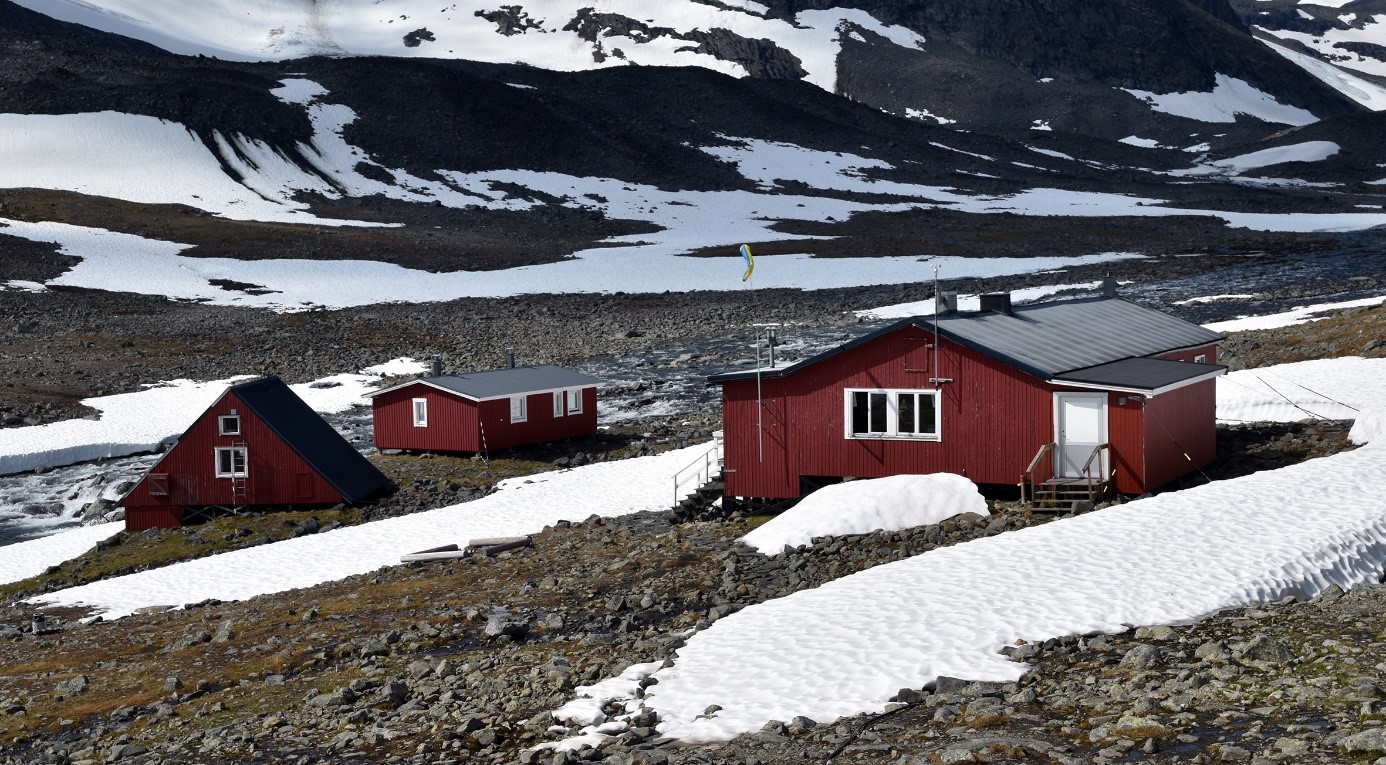 Tarfala Research Station on July 2, 2022. Photo: Per Holmlund